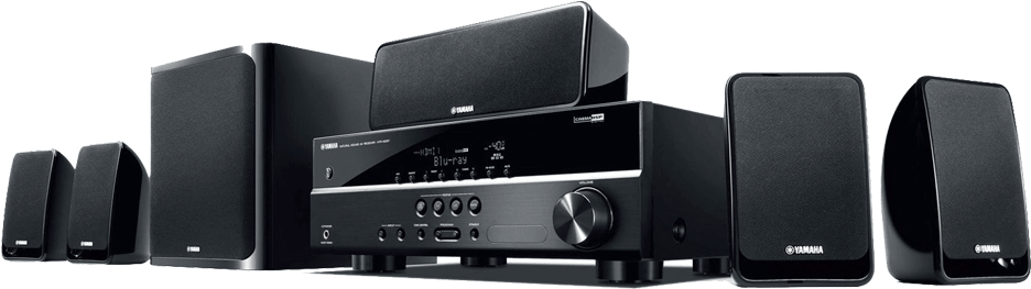 Yamaha Yht-1840 Home Theater - Home Theater Yamaha Yht 1810 (964x370), Png Download