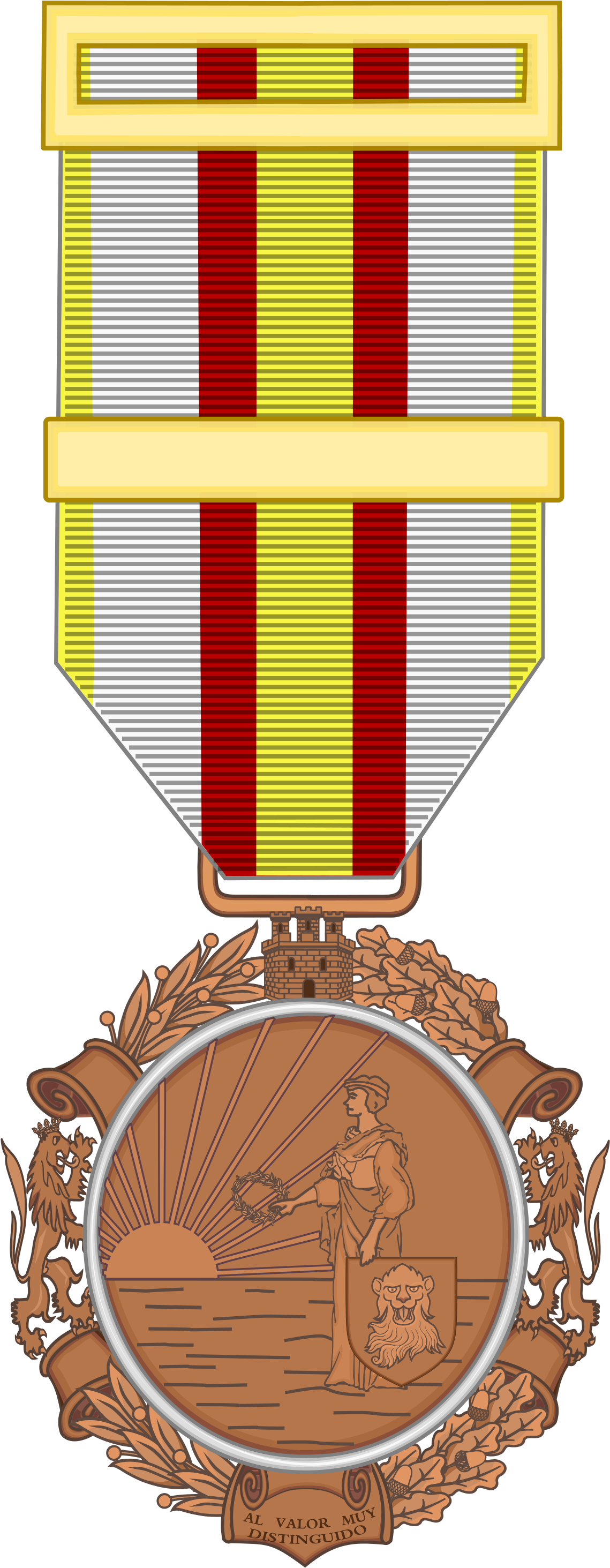 Military Medal - Illustration (1200x2943), Png Download