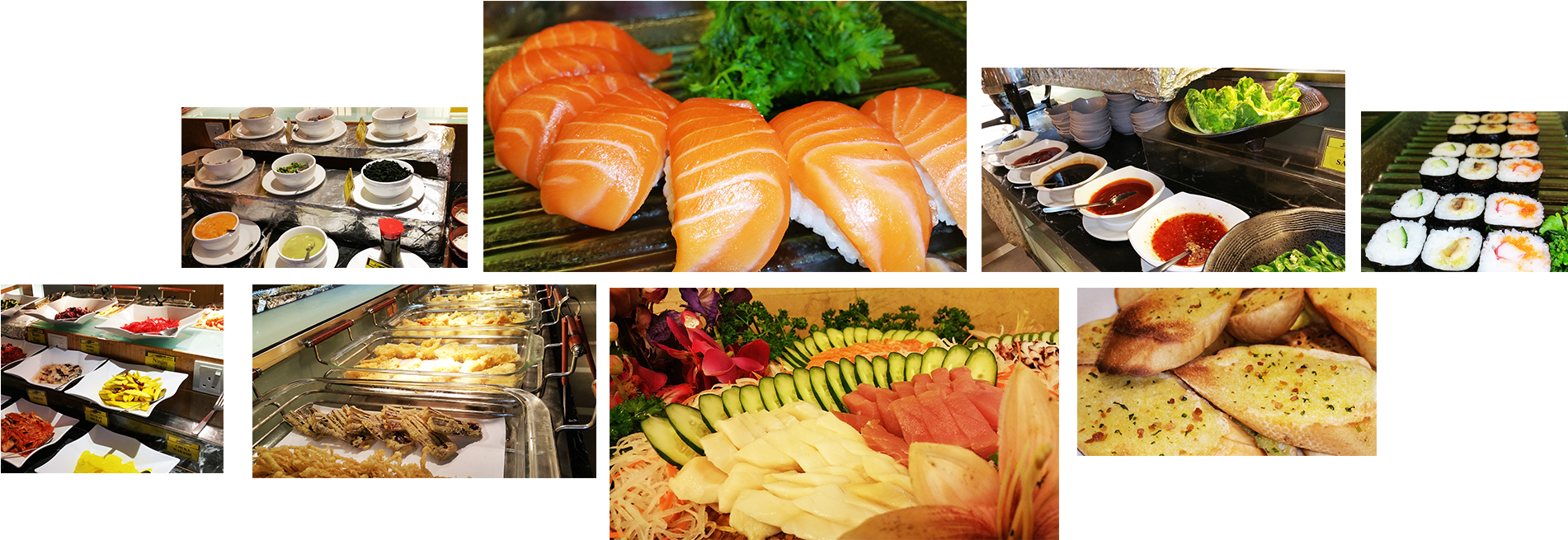 Saisaki Premium Japanese Buffet - Sashimi (1900x900), Png Download