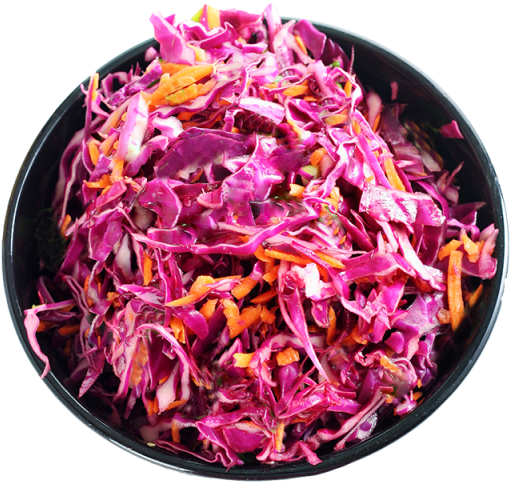 1 Bag - Salade Met Rode Kool (640x640), Png Download