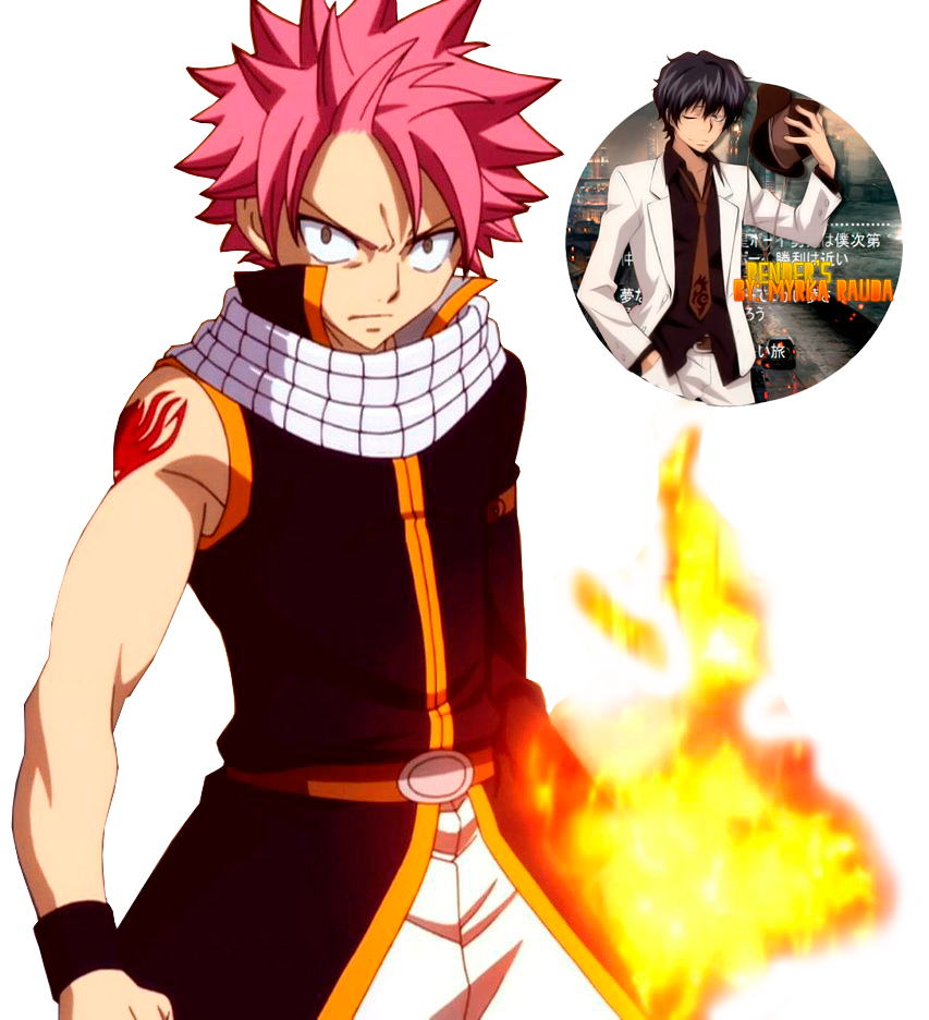Natsu Fairy Tail Anime (853x936), Png Download