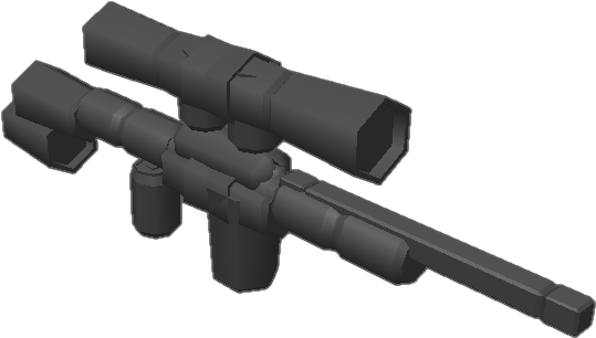 The Intervention Is The 360 No Scope Weapon, People - Sniper Rifle (768x768), Png Download