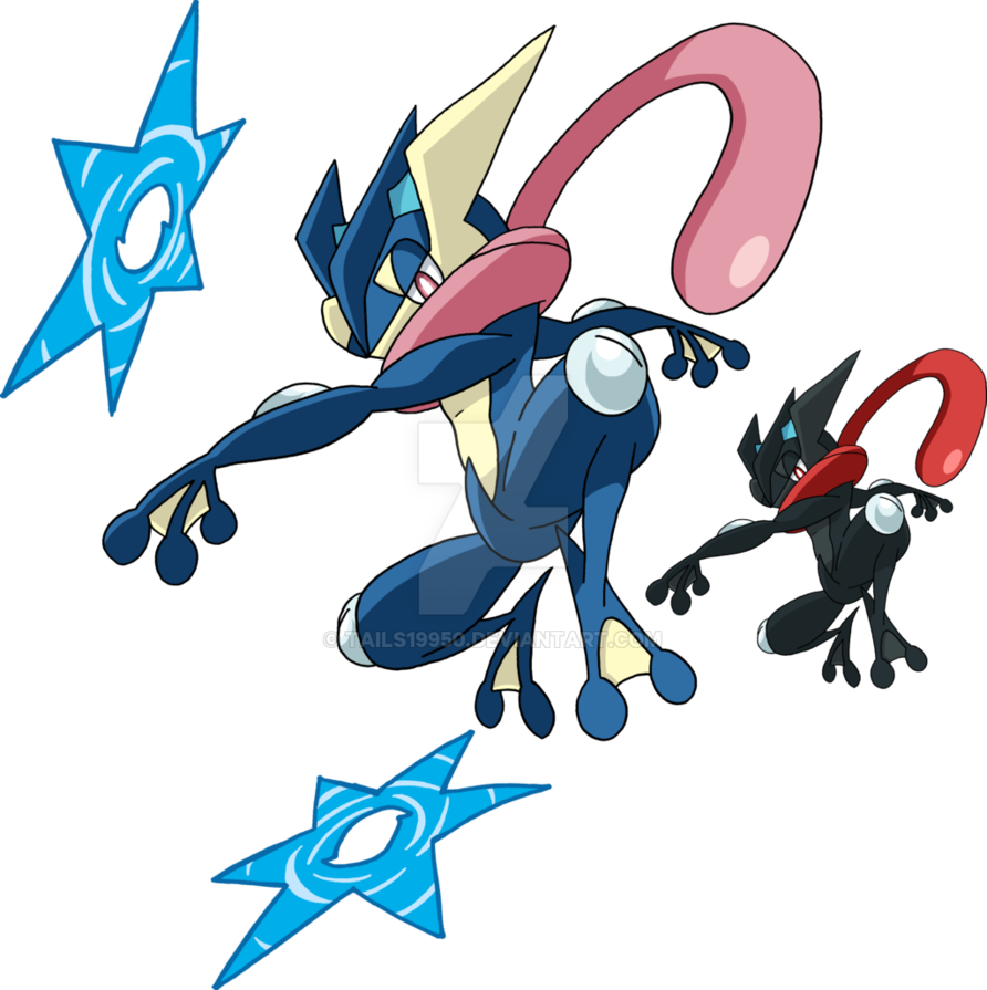 Greninja Water Shuriken - Greninja Water Shuriken Transparent (892x895), Png Download
