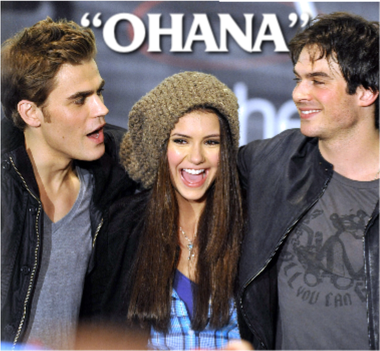 Model Image Graphic Image - Vampire Diaries Season 8 Elena And Damon (756x1587), Png Download