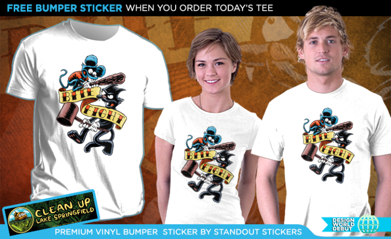 Simpsons The Simpsons Itchy And Scratchy Itchy & Scratchy - T Shirt (799x488), Png Download
