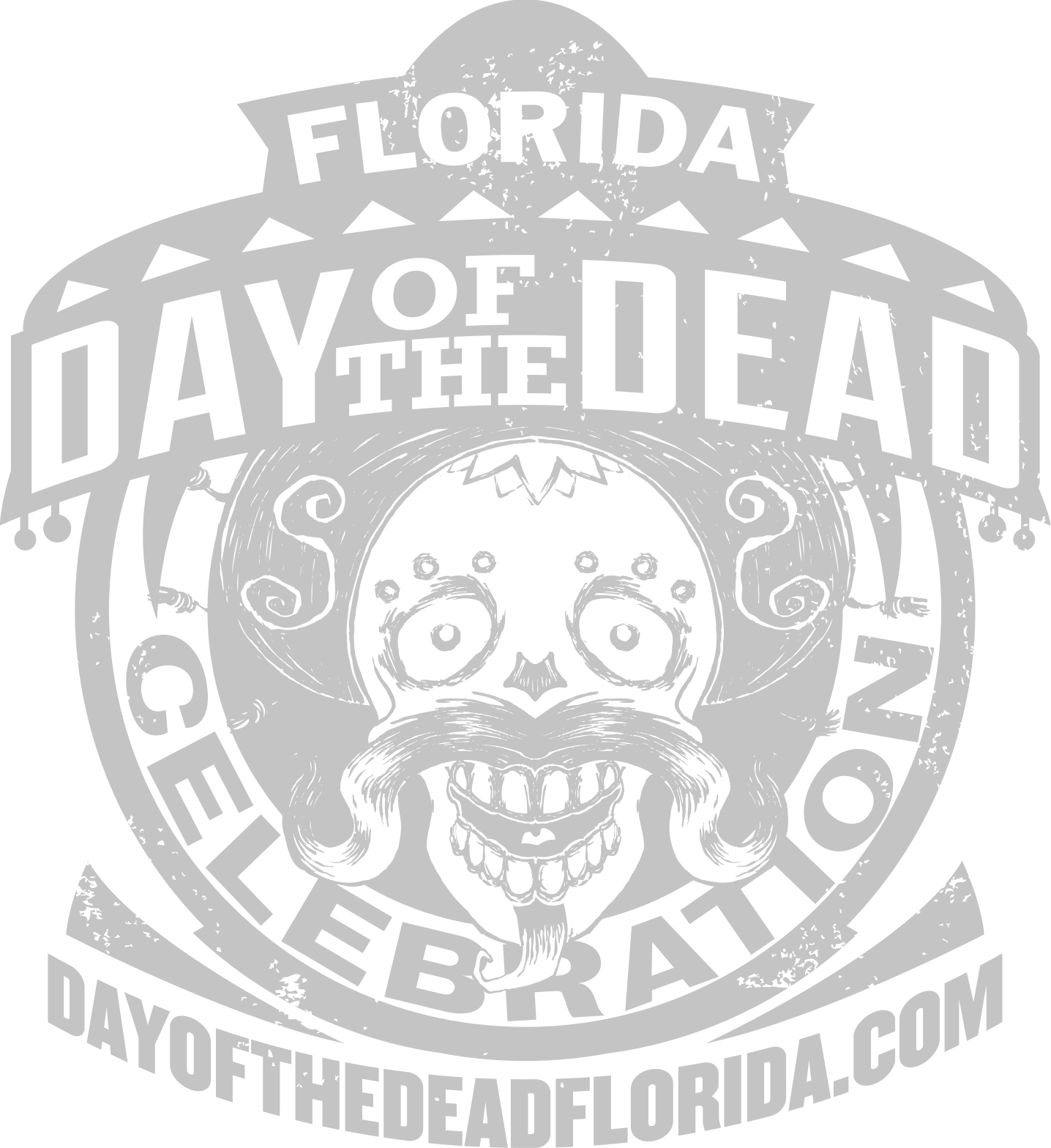 Florida Day Of The Dead Celebration - Illustration (1436x1568), Png Download