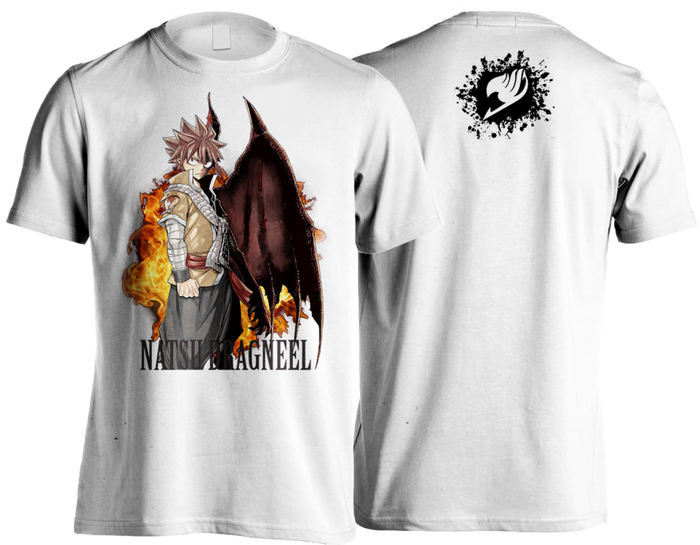 Kaos Natsu Dragneel Anime Fairy Tail Shirt Dragon Cry - Lulu Lou Reed T Shirt (700x545), Png Download