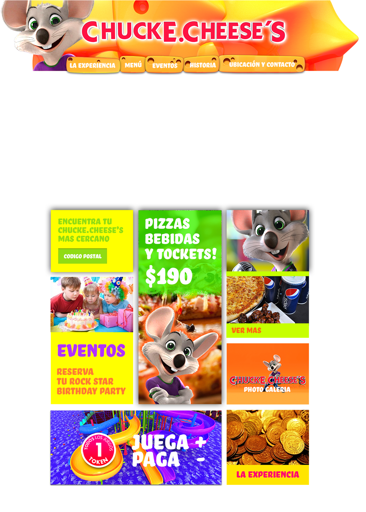 Chuck E - Cheese - Stochastic Studios - - Kids Birthday Party (1244x1657), Png Download