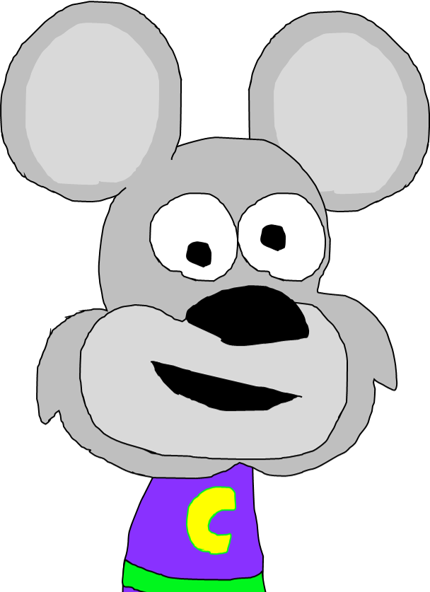 Chuck E - Cheese - Cartoon (608x837), Png Download