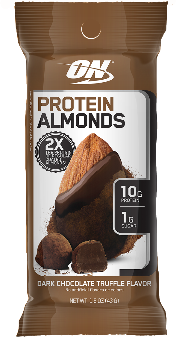Optimum Nutrition® Protein Almonds (1200x1200), Png Download