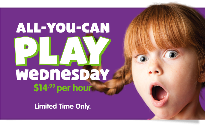 Null Chuck E Cheese, All You Can, Wednesday - Tongue (750x420), Png Download