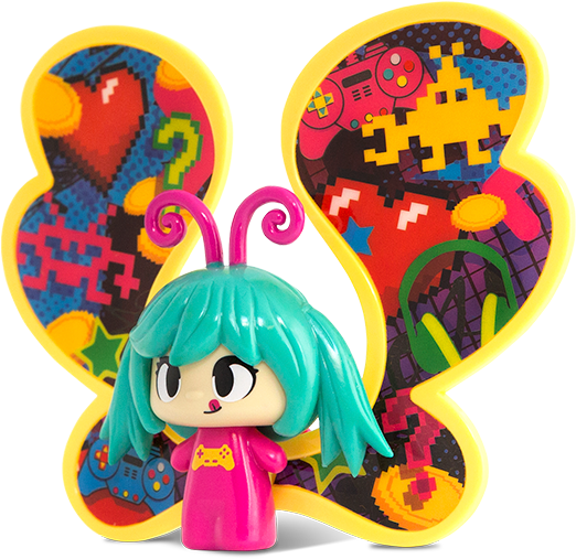 Little Butters - Level Up - Animal Figure (650x550), Png Download