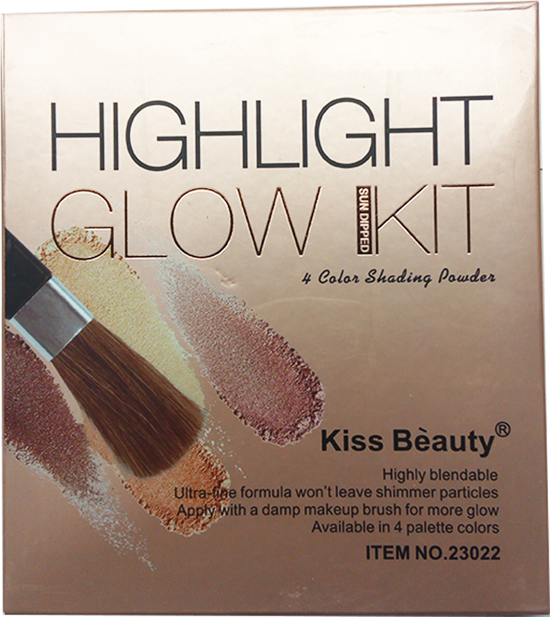 Kiss Beauty Highlight Glow Kit (1000x1000), Png Download
