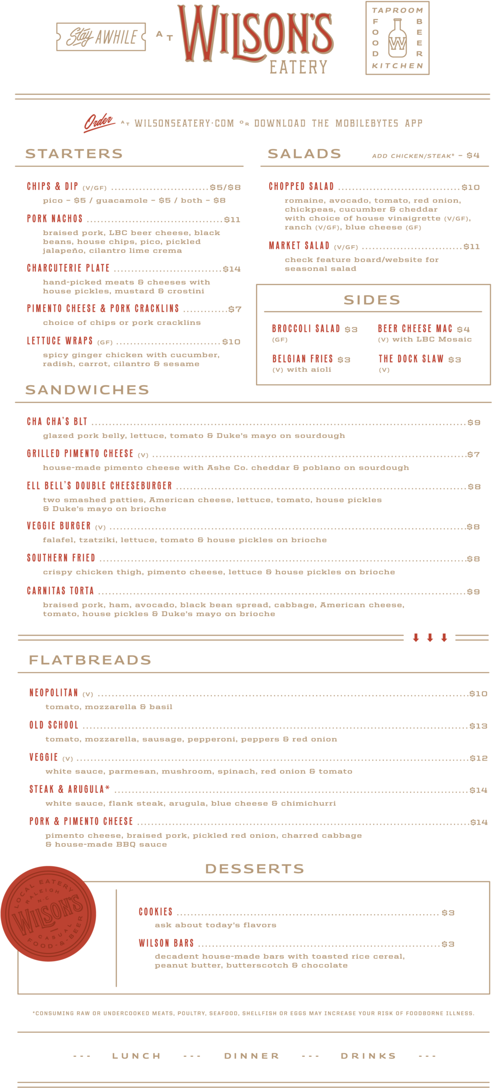 Download Wrb001 Wilson's Launch Food Menu Mech 05 Live Type02 Full