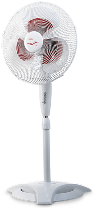 Turbo Stand Fan 16 Inch Cfr 3086 / Cfr3086 Kipas Angin - Harga Kipas Angin Turbo (700x805), Png Download
