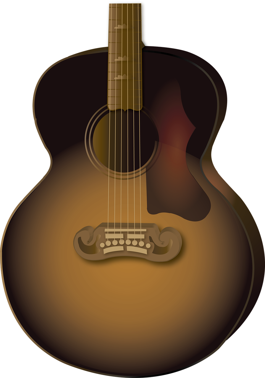 Pictures, Free Photos, Free Images - Acoustic Guitar (896x1280), Png Download