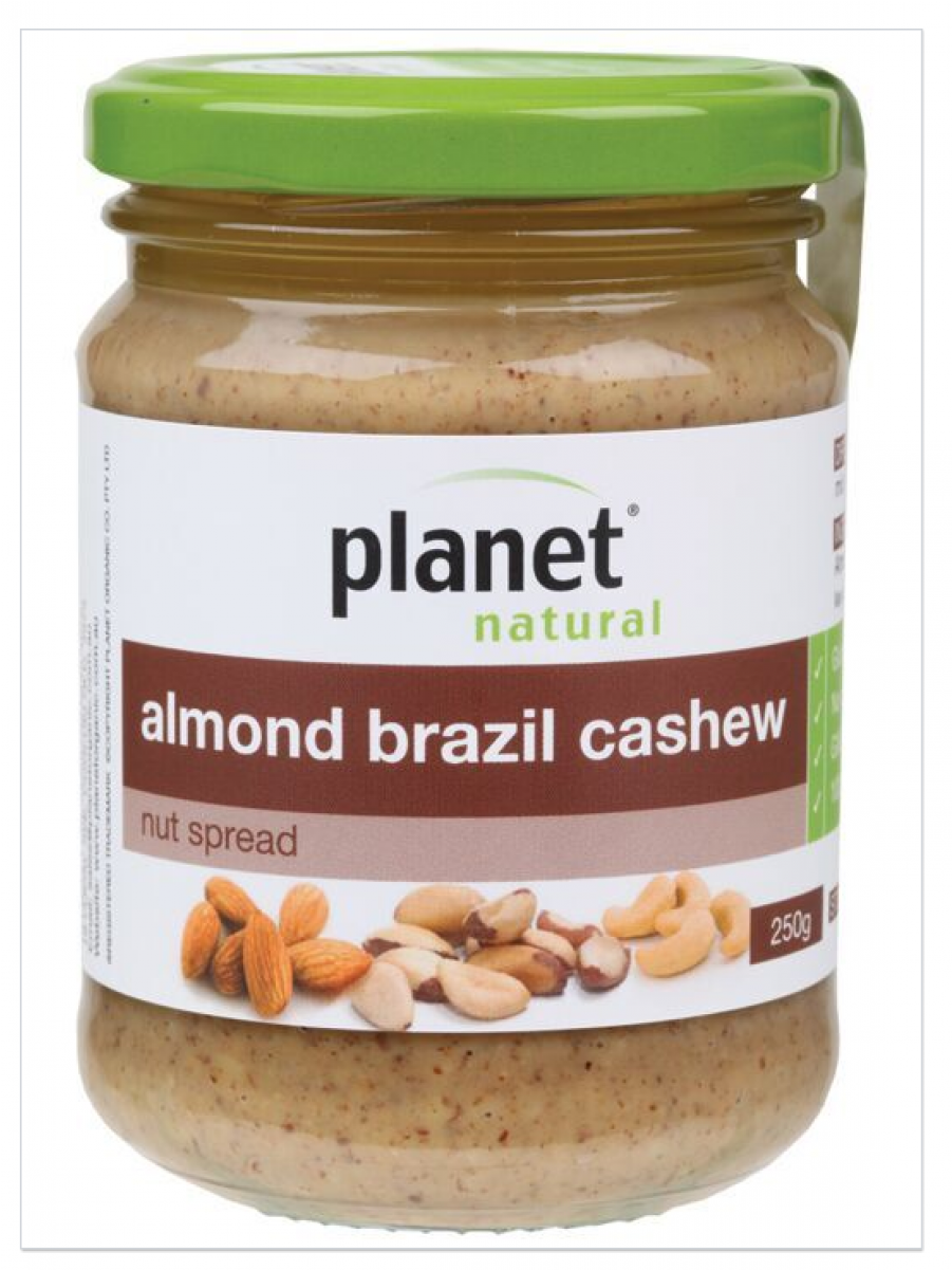Planet Natural Almond Brazil Cashew Nut - Planet Natural Peanut Butter (1200x1200), Png Download
