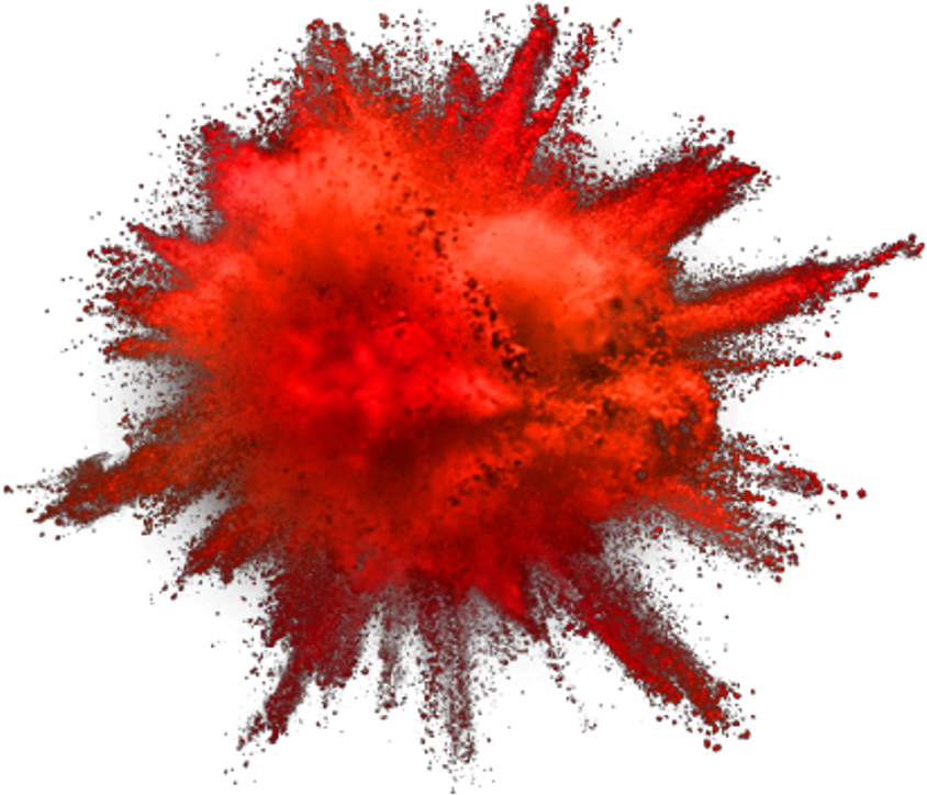 Ftestickers Color Smoke Background - Colour Dust Explosion Png (1024x1024), Png Download