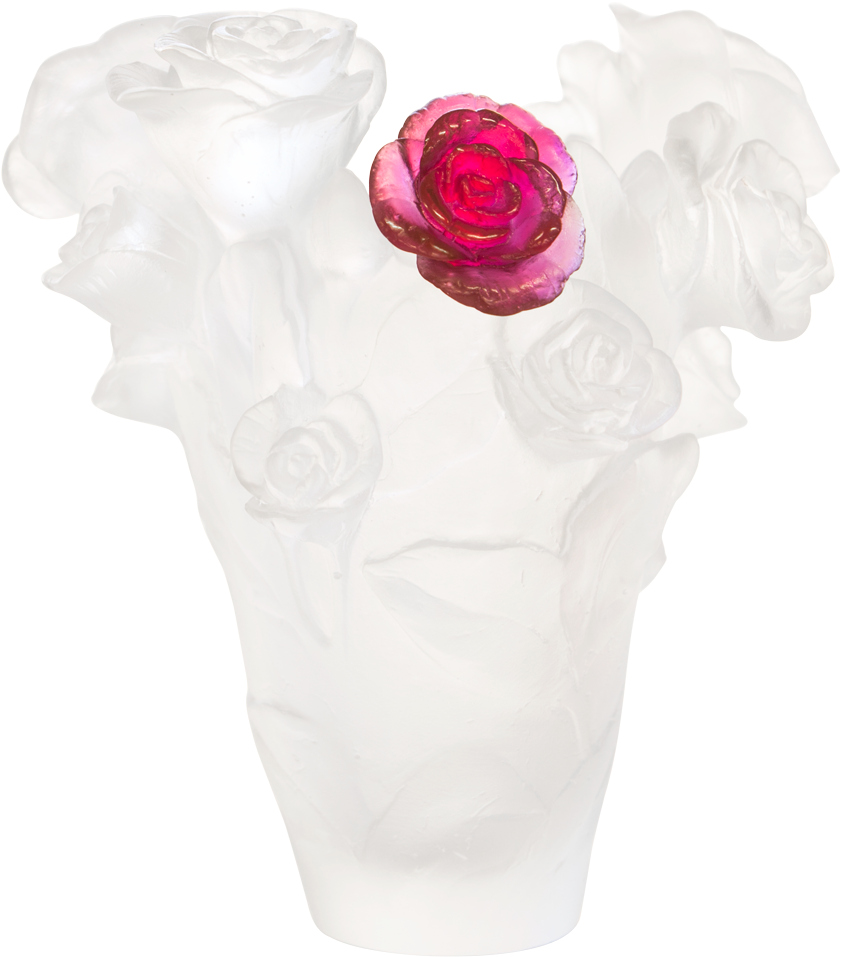 Vase Rose Passion 17cm 05287-6 (1000x1157), Png Download