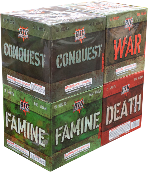 Four Horsemen Assortment - Carton (800x600), Png Download