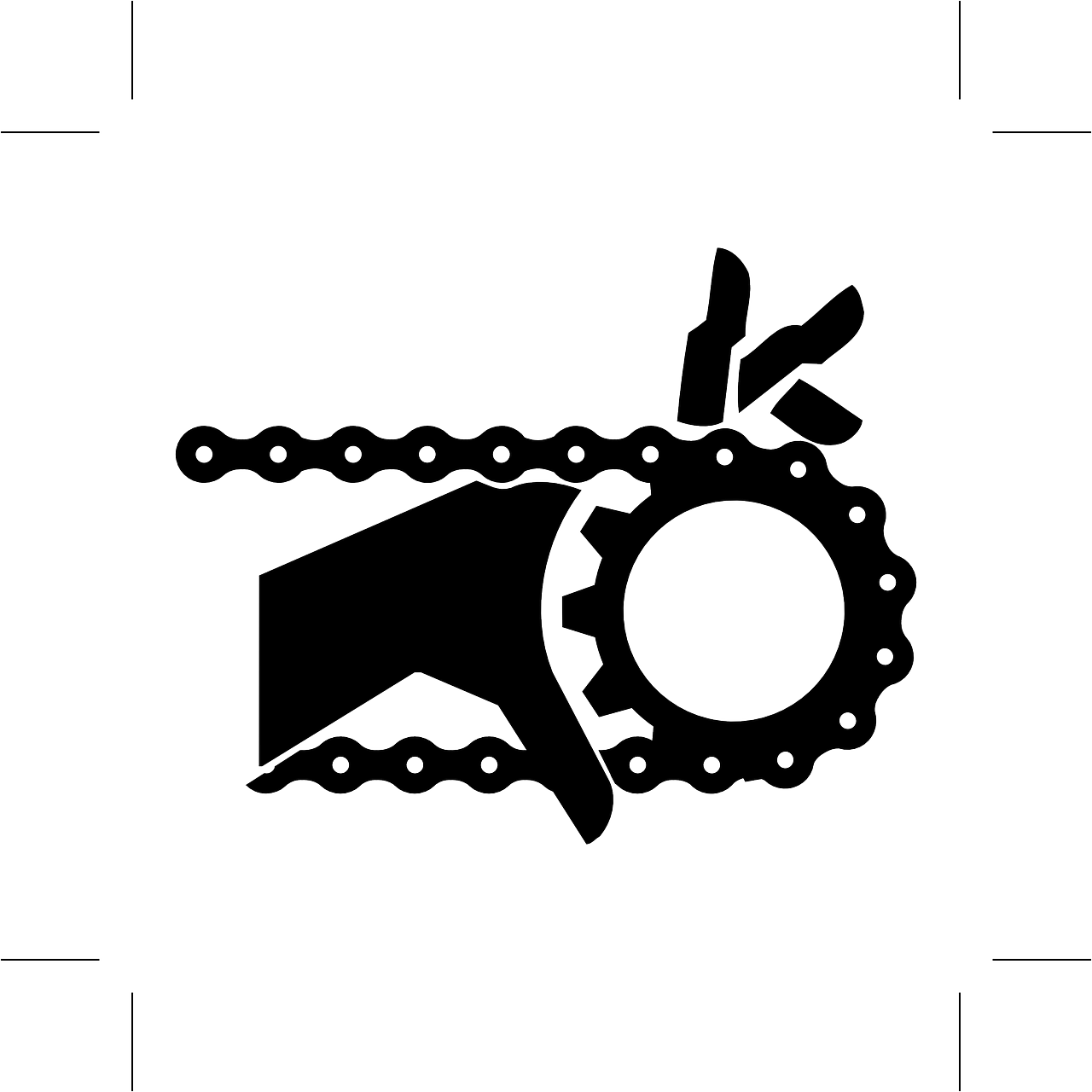 Chain Injury Warning - Crazy Warning Labels (1280x1280), Png Download