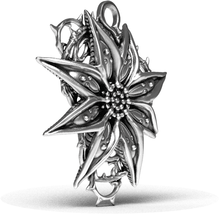 Thorncrown - Silver (768x768), Png Download