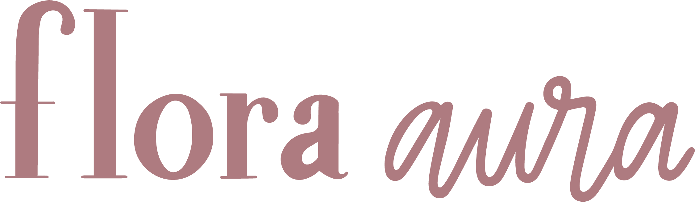 Flora Aura Designs - Carmine (2401x751), Png Download
