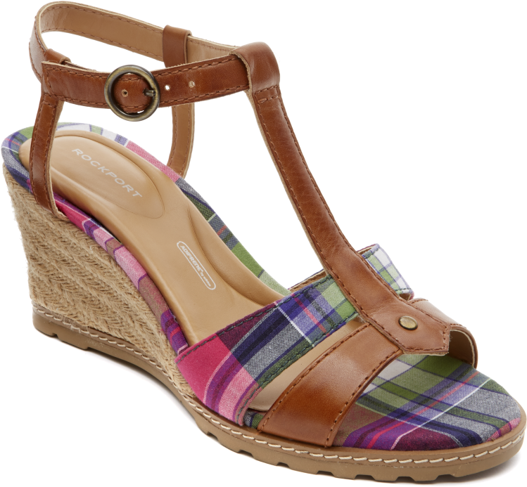 Extra 25% Off Women's Garden Court Perf T Strap Sandal - High Heels (1104x800), Png Download