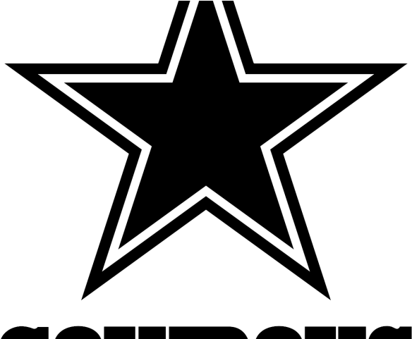 Drawn Stare Dallas Cowboys - Dallas Cowboys Decal (640x480), Png Download