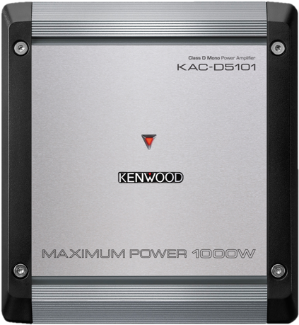 Kenwood Kac-d5101 Mono Subwoofer Amplifier 500 Watts - Audio Power Amplifier (608x520), Png Download