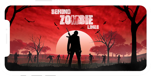 Gamingk - Behind Zombie Lines (730x700), Png Download