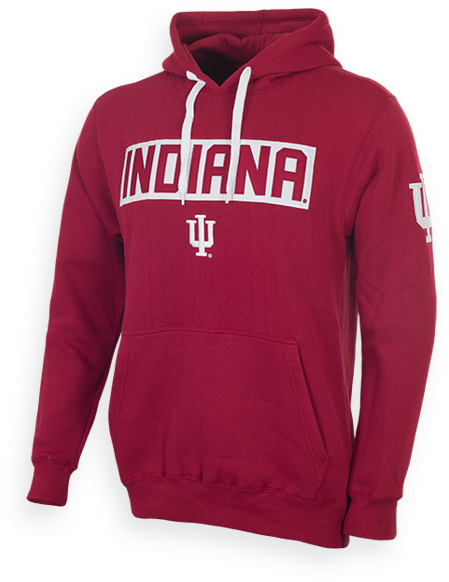 Cardinal Hoodie With Indiana Panel Design - Indiana University (600x600), Png Download
