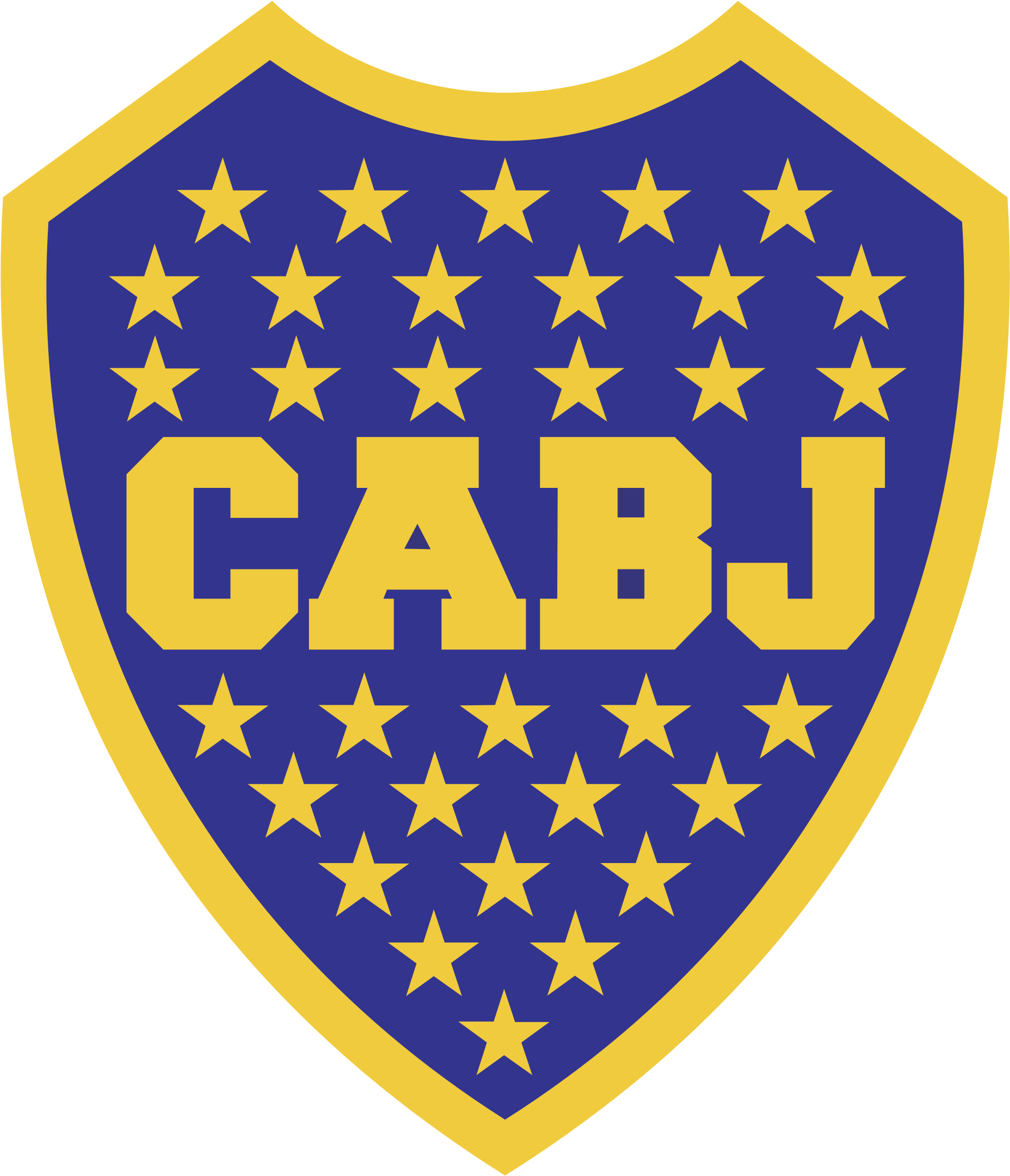 Club Atletico Boca Juniors Logo Png Transparent - Logo Boca Junior Vetor (2400x2400), Png Download