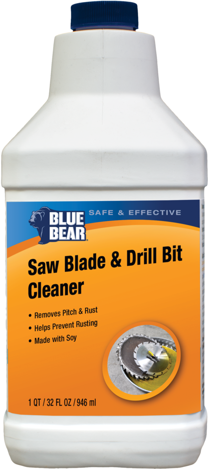 Blue Bear Saw Blade & Drill Bit Cleaner Franmar Products - Plastic (459x1024), Png Download