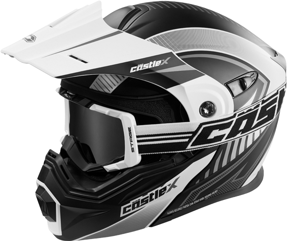 Castle X Exo-cx950 Apex Electric - Castle X Exo Cx950 Apex Modular Dual Sport Helmet W (575x750), Png Download