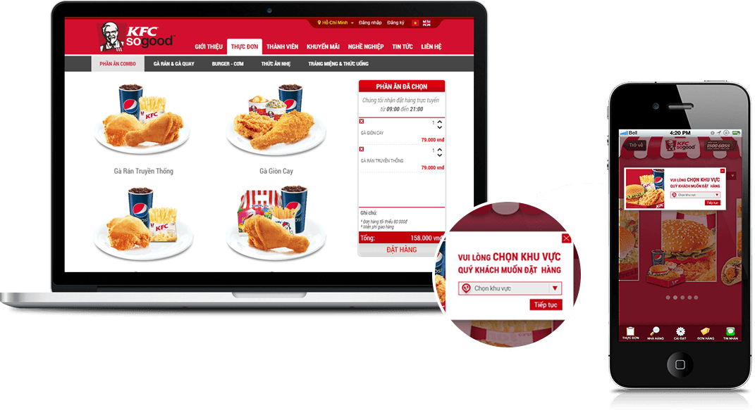 In An Effort To Make Kfc Become More Appealing, Trendier, - Kfc Online Advertising (1071x583), Png Download
