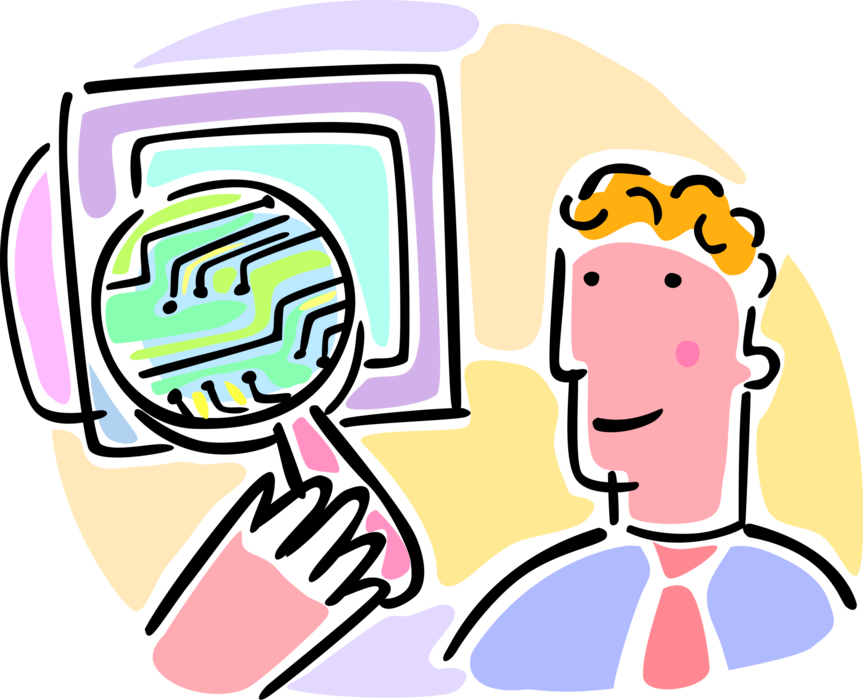 Vector Illustration Of Technological Innovation With (863x700), Png Download