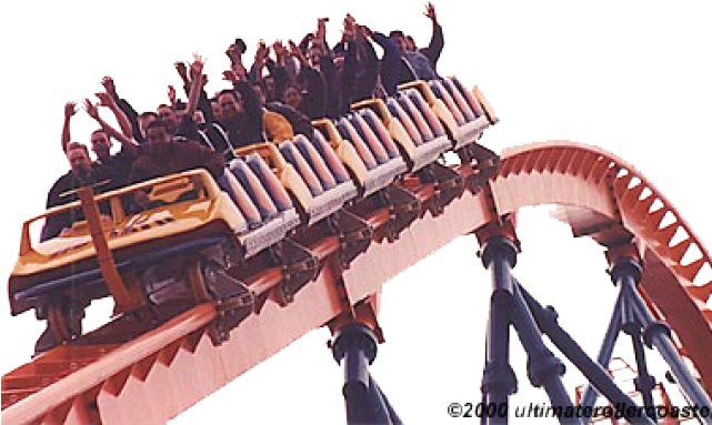 Goliath Six Flags Magic Mountain (640x480), Png Download