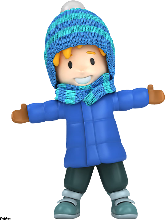 Kid In Winter Clipart (600x800), Png Download