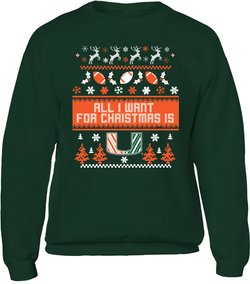 Ugly Christmas Sweater Front Picture - Appalachian State Christmas Sweater (1000x1000), Png Download