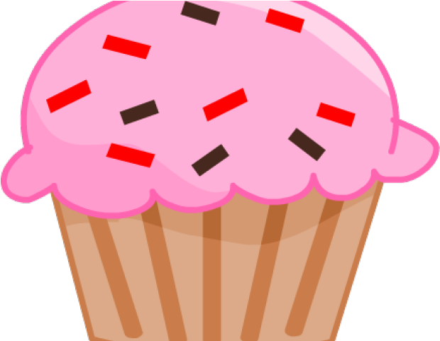 Vanilla Cupcake Clipart Sprinkle Clip Art - Cupcake (640x480), Png Download