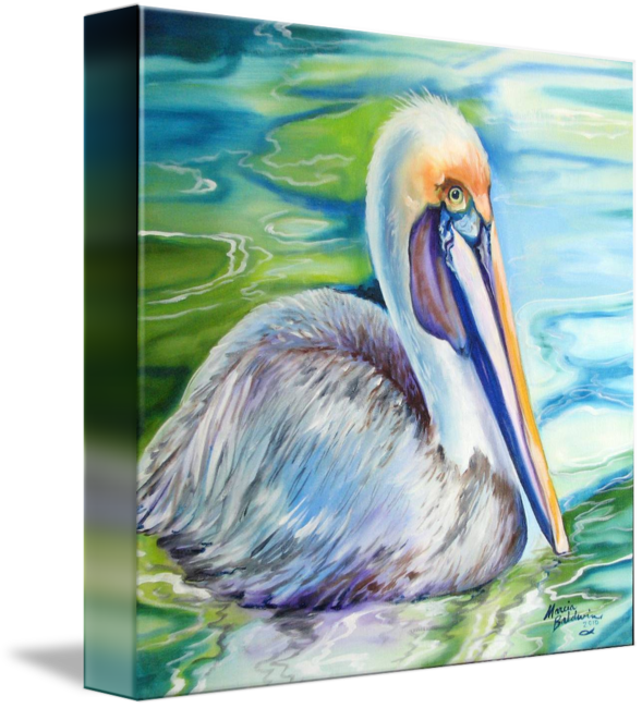 589 X 650 2 - Brown Pelican Of Louisiana (589x650), Png Download