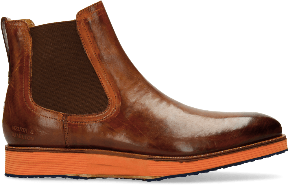 Ankle Boots Chris 2 Tan Shade Dark Orange - Chelsea Boot (1024x1024), Png Download