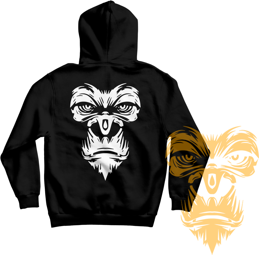 Real Gorilla Hoodie - Sudaderas De Anuel Y Karol G (1098x960), Png Download