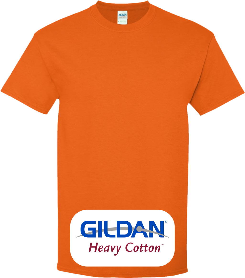 Heavy Cotton T-shirt - Active Shirt (1025x1162), Png Download