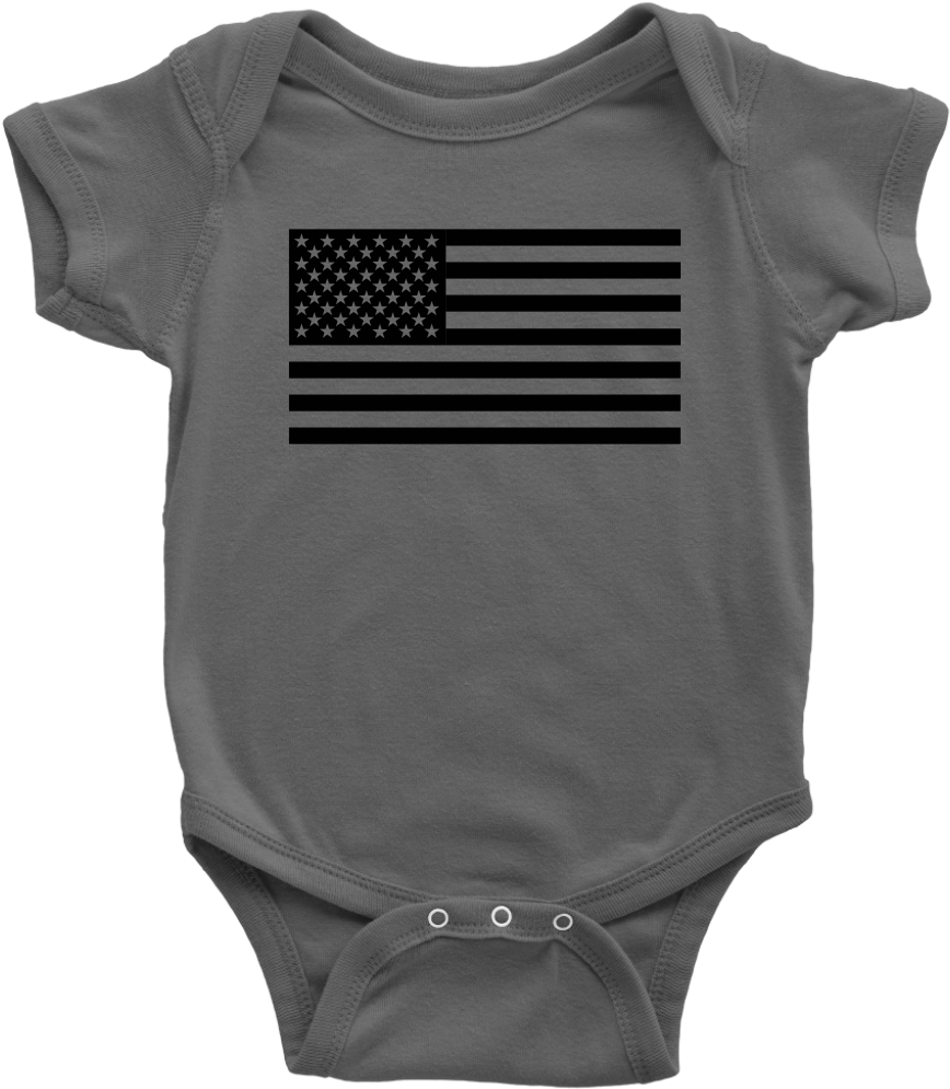 American Flag Snap One-piece Or Infant Tee - Baby Rap Clothes (1024x1024), Png Download