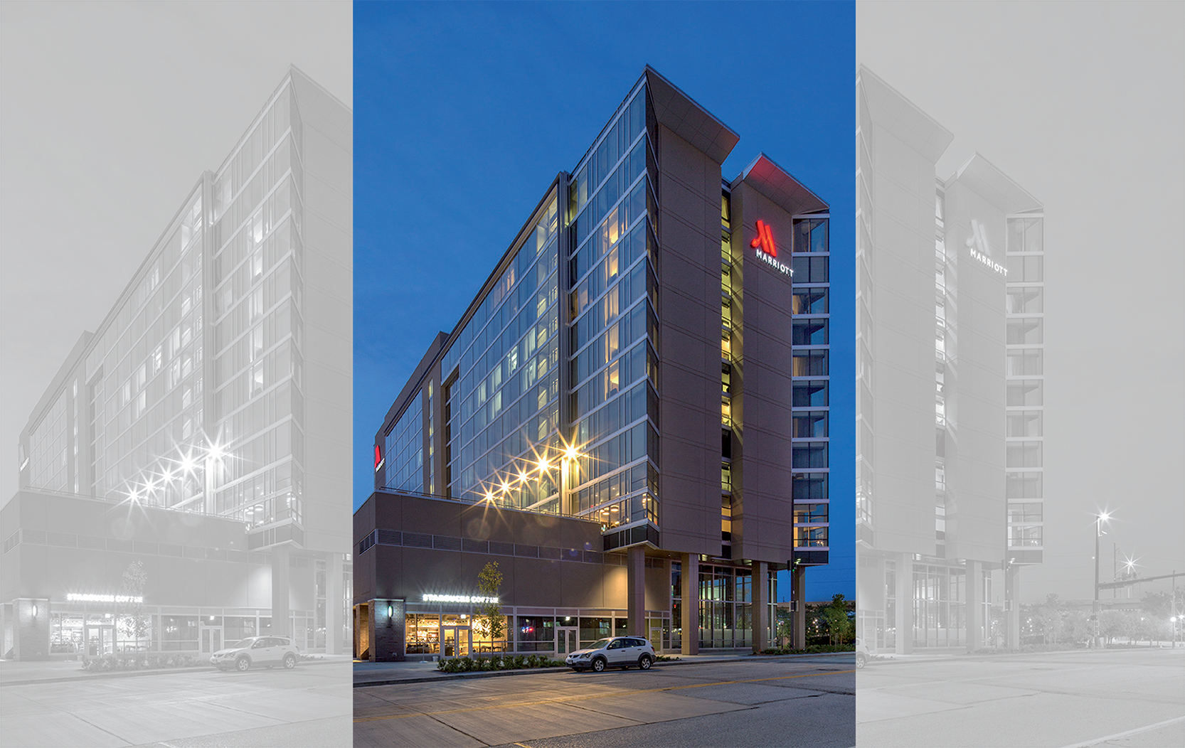 Commercial Building (1666x1052), Png Download