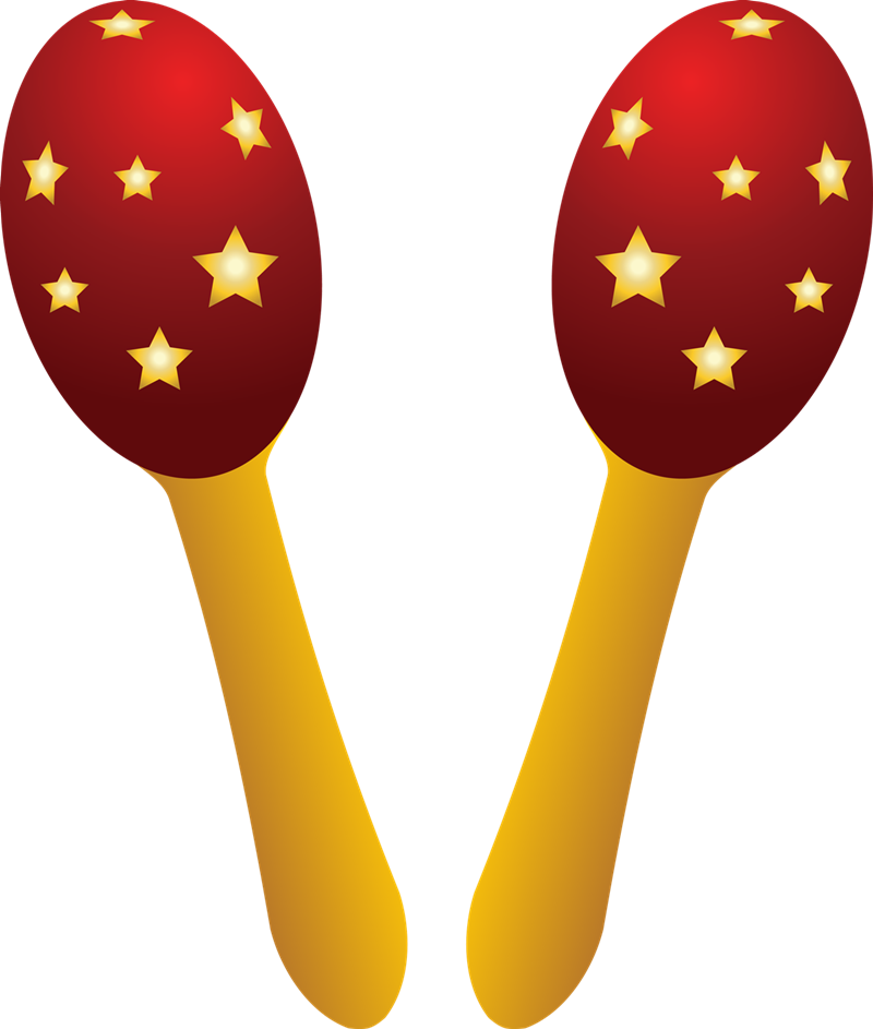 Red Maracas Clip Art - French Bulldog And Starbucks (800x943), Png Download