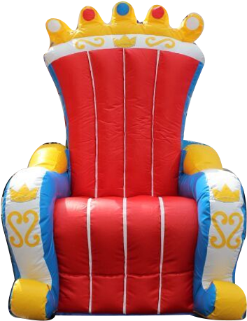Customized Birthday Inflatable King Throne Chair For - Throne (800x800), Png Download