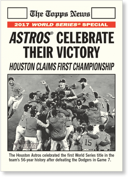2018 Topps Heritage Houston Astros - Poster (700x700), Png Download